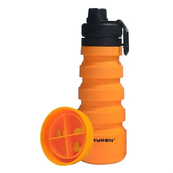 25 Oz Foldable Silicone Collapsible Storage Water Bottle