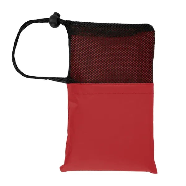 PEVA Poncho With Drawstring Pouch
