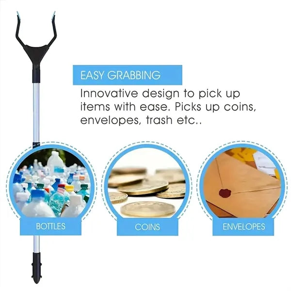 Folding Litter Picker Grabber Reacher Tool 360 rotating