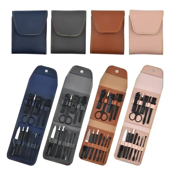 12 In 1 Manicure Set Stainless Steel Care Nail Clippers Kit