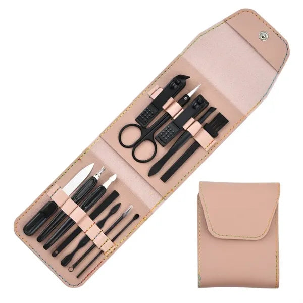 12 In 1 Manicure Set Stainless Steel Care Nail Clippers Kit