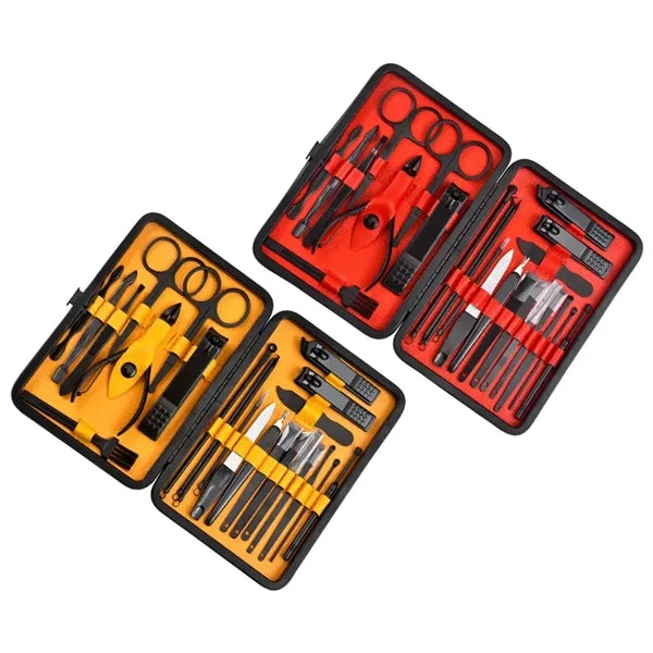 24 In 1 Premium Manicure Set Nail Clippers Grooming Kit