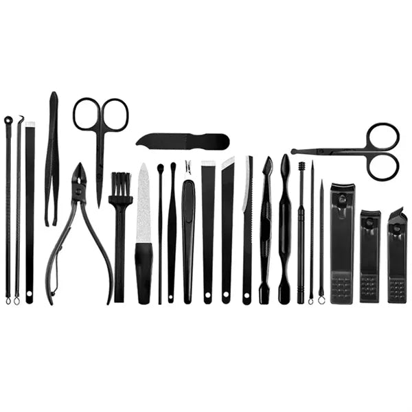 24 In 1 Premium Manicure Set Nail Clippers Grooming Kit