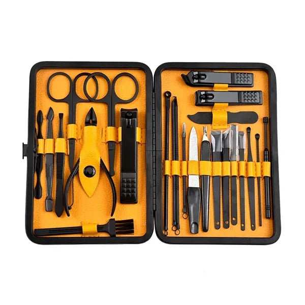 24 In 1 Premium Manicure Set Nail Clippers Grooming Kit