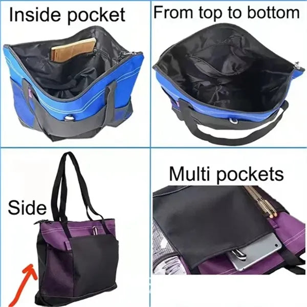 Zippered Tote Bag