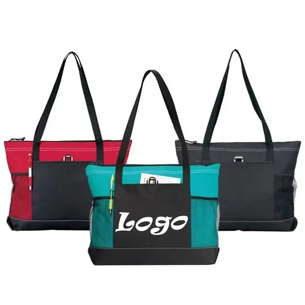 Zippered Tote Bag