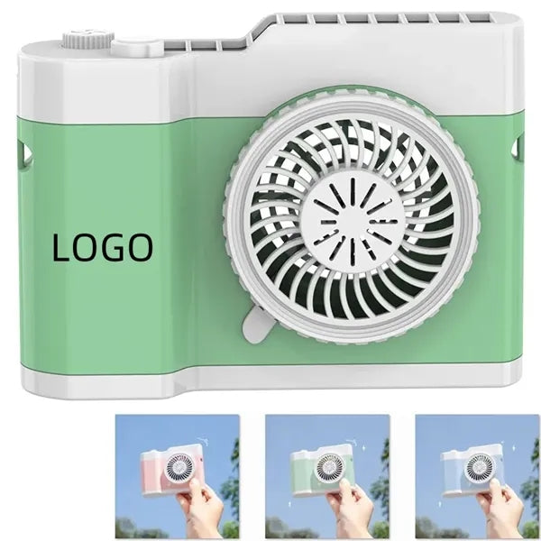 Mini USB Camera Design Hands Free Desk Electric Necklace Fan