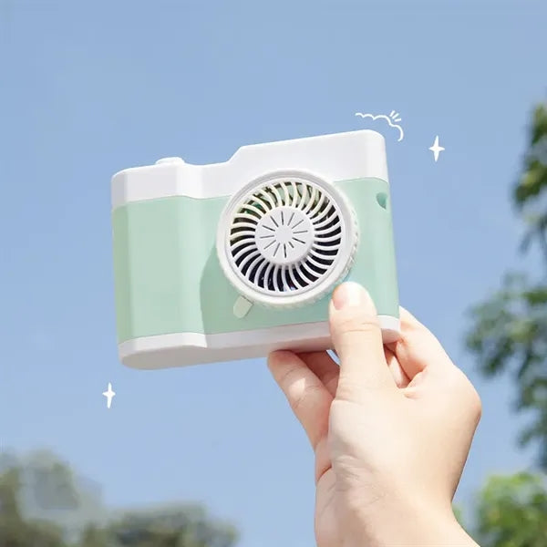 Mini USB Camera Design Hands Free Desk Electric Necklace Fan