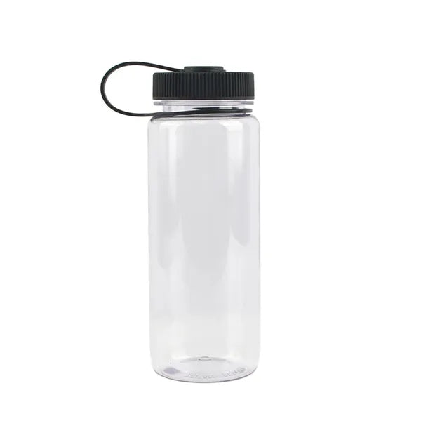 32 OZ BPA Free Plastic Water Bottle With Tethered Screwed-on