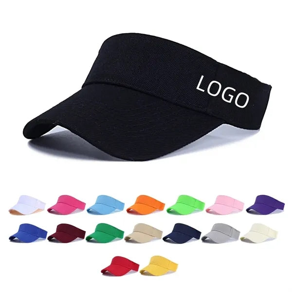Beach Sun Visor Adjustable Empty Top Hat Tennis Ball Caps