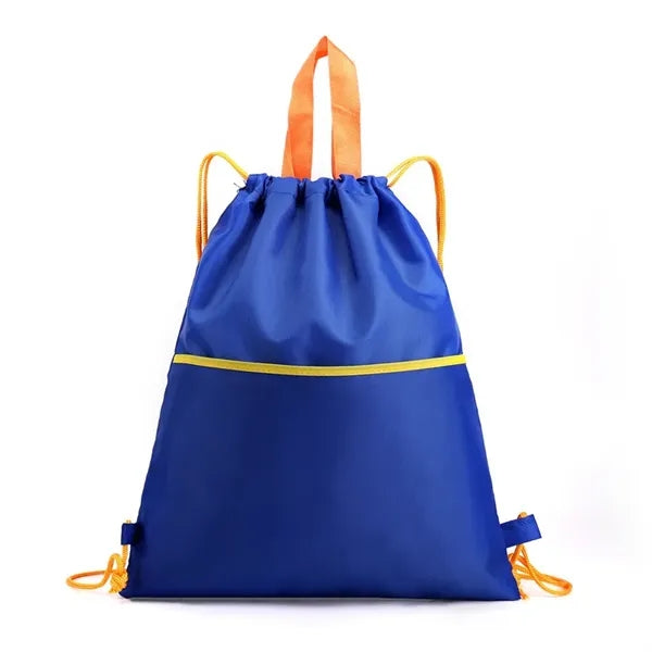 Waterproof Drawstring Gym Backpack With Zipper