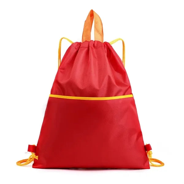 Waterproof Drawstring Gym Backpack With Zipper