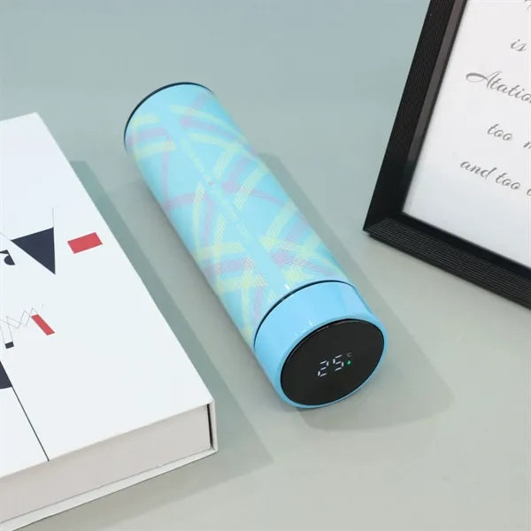Smart Sports Water Bottle with LED Temperature Display