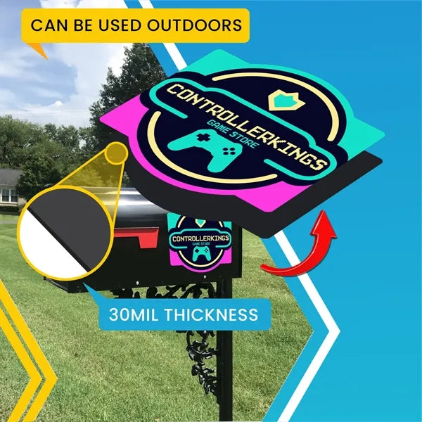 Low Quantity 30 Mil Custom Shape 8.01-10 Sq inches Magnet