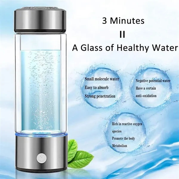 Portable Hydrogen Water Ionizer Machine