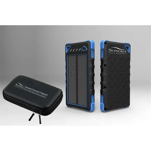 10000mAh Dual-USB Solar Power Bank Traver Kit