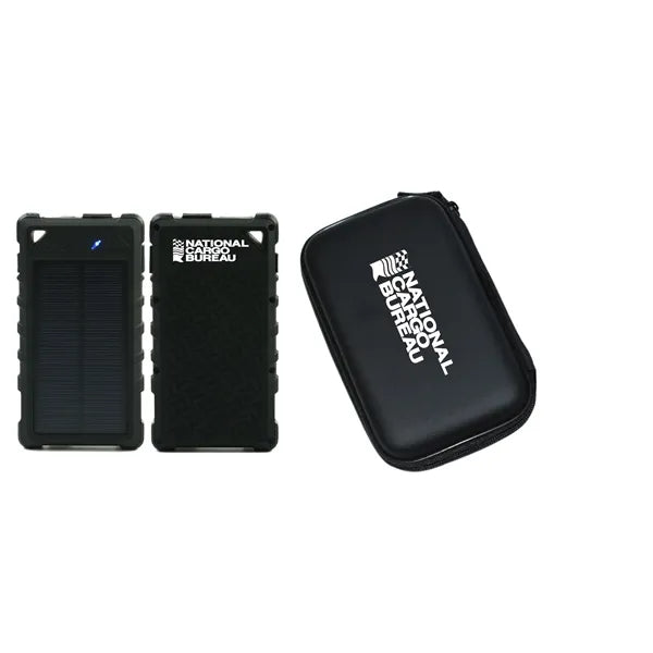 10000mAh Dual-USB Solar Power Bank Traver Kit