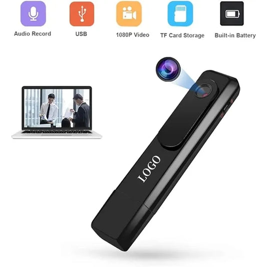 1080P HD Wearable Mini Hidden Pen Camera Portable Pocket