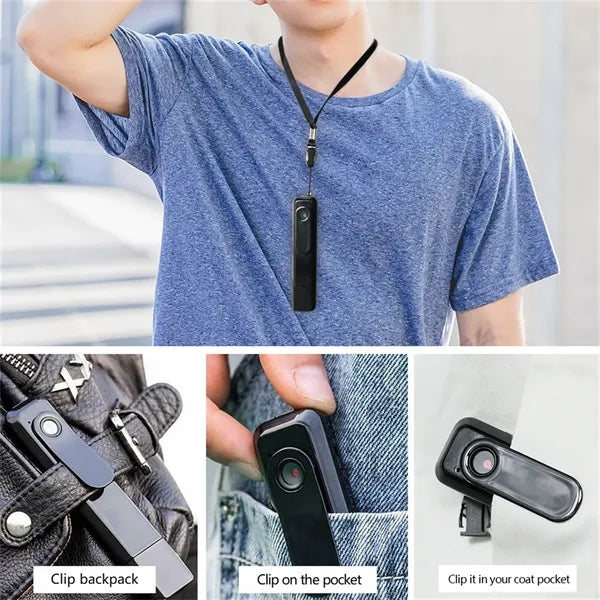 1080P HD Wearable Mini Hidden Pen Camera Portable Pocket