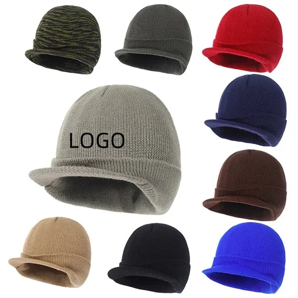 Knit Baggy Beanie Oversize Winter Hat Slouchy Baseball Cap