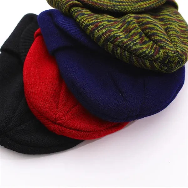 Knit Baggy Beanie Oversize Winter Hat Slouchy Baseball Cap