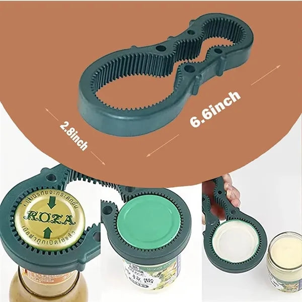 Automatic electric can and manual bottle opener