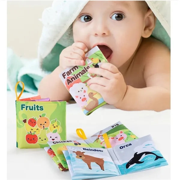 Early Development Soft Baby Book Sensory Travel Toy