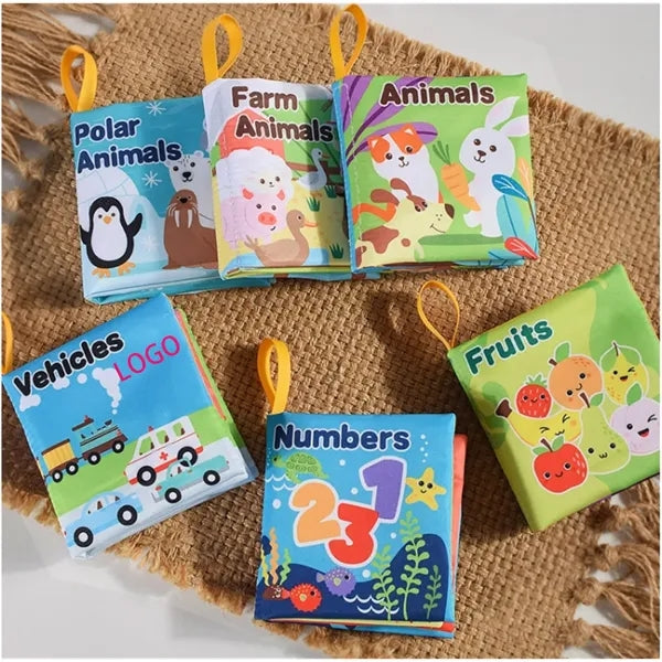 Early Development Soft Baby Book Sensory Travel Toy