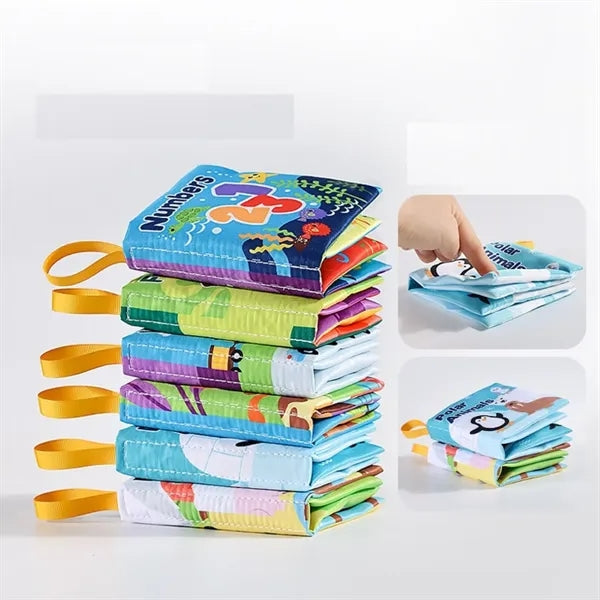 Early Development Soft Baby Book Sensory Travel Toy