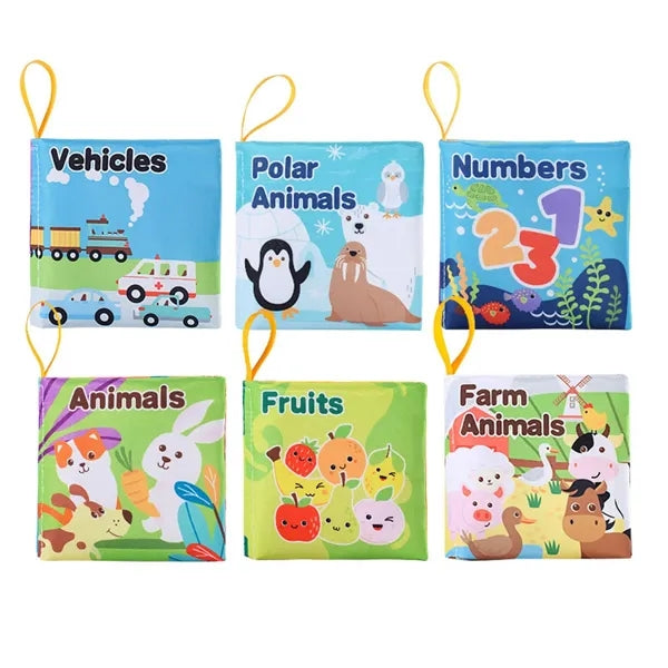 Early Development Soft Baby Book Sensory Travel Toy