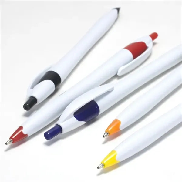 Plastic ballpoint pen