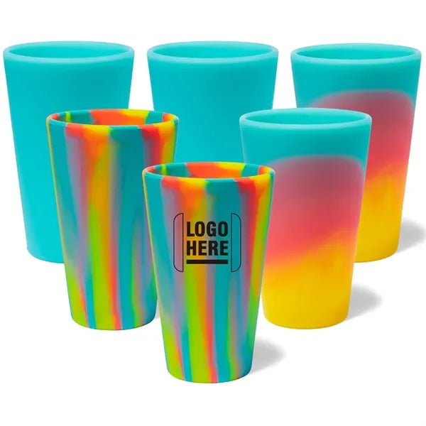 16oz Shatterproof Silicone Pint Glass