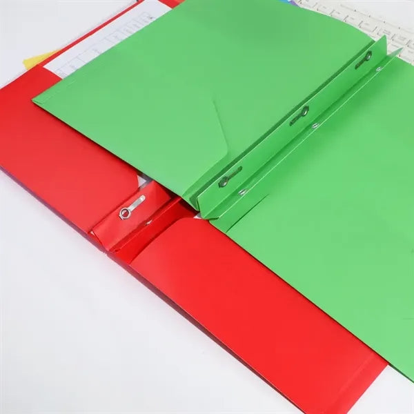 Plastic Folders with Pockets and Prongs for Office, School
