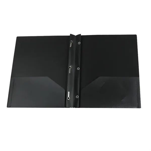 Plastic Folders with Pockets and Prongs for Office, School