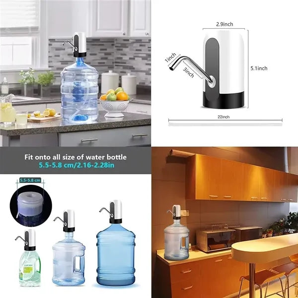 Portable One-touch Water Bottle Dispenser