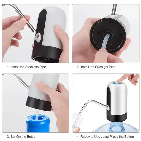 Portable One-touch Water Bottle Dispenser
