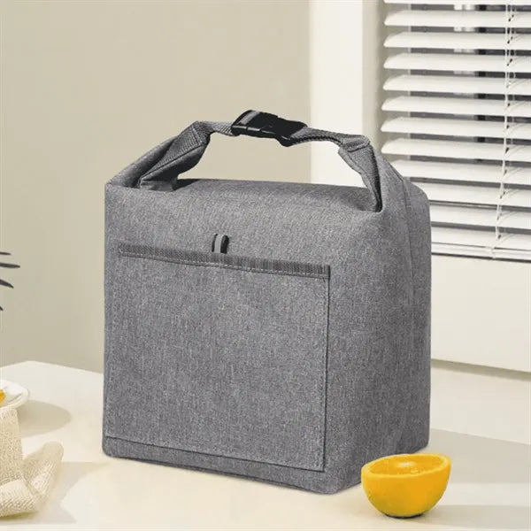 Large Foldable Durable Roll-top Insulated Lunch Tote Bag