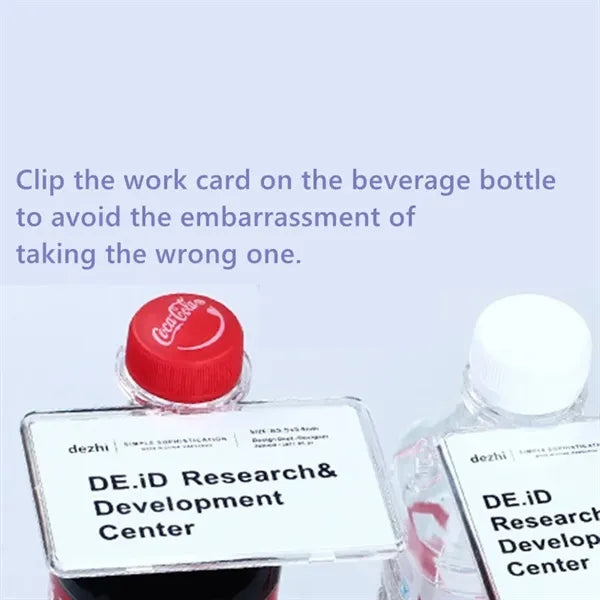 Multifunctional creative work ID card holder.
