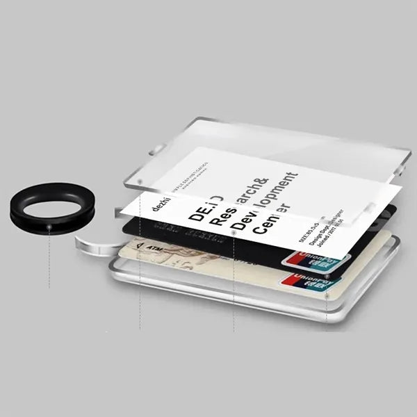 Multifunctional creative work ID card holder.