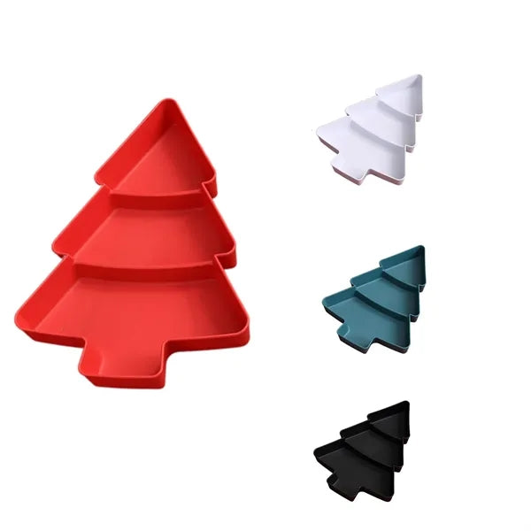 Christmas Tree Shape Snack Plate