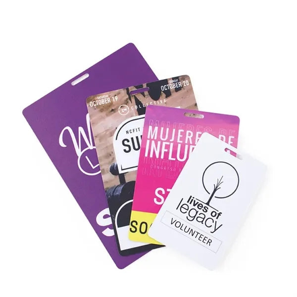 PVC Portrait Card ID With Lanyard