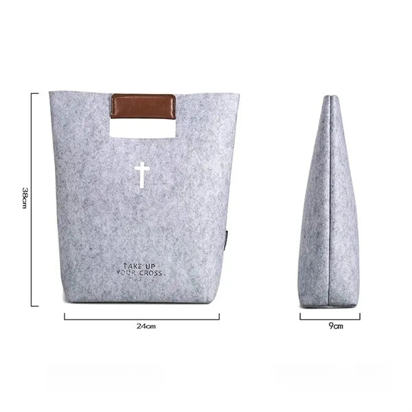 Sacred Style Elegant Spacious Felt Bags
