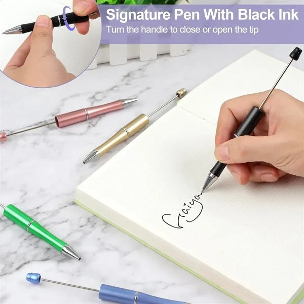 Plastic Beadable Ballpoint Pen for DIY