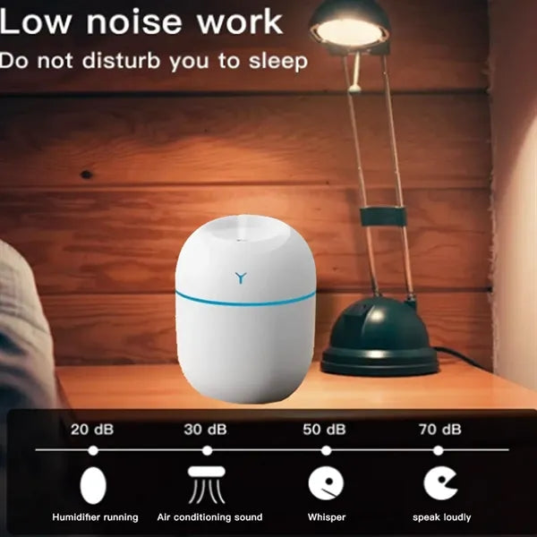 Car office bedroom portable quiet small desktop humidifier
