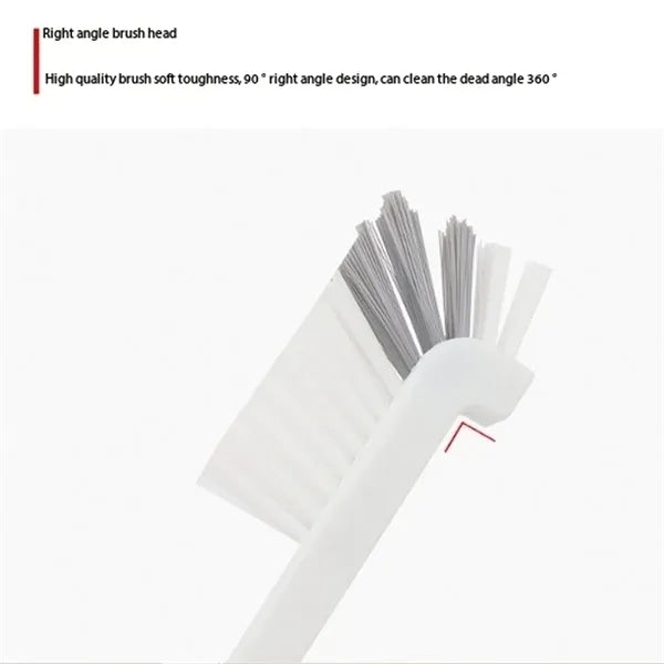 Home window glass long-handled large curved cleaning brush
