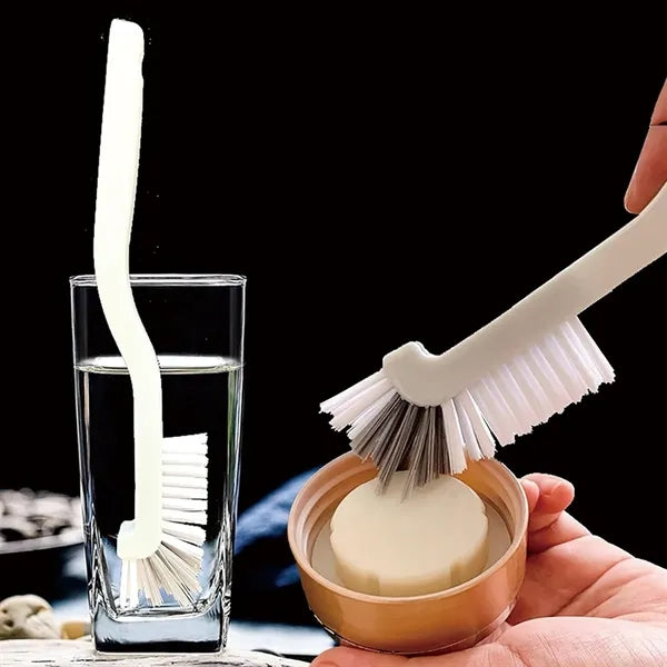 Home window glass long-handled large curved cleaning brush