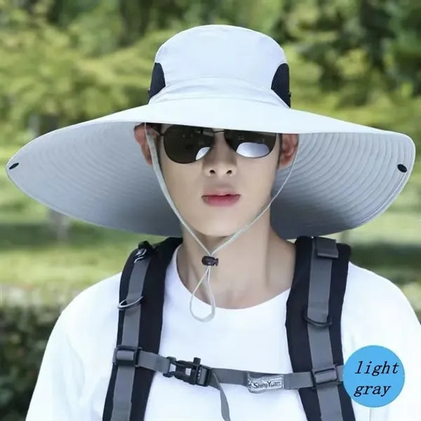 Visor fishing Oversized brim bucket hat