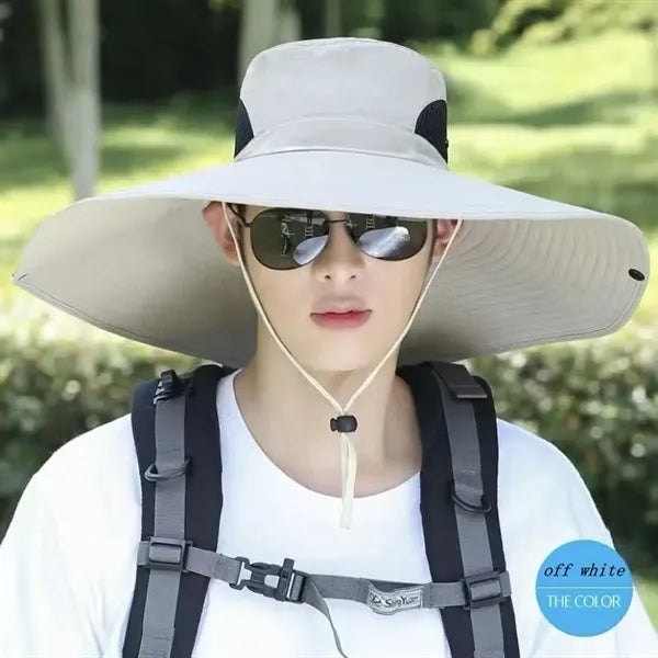 Visor fishing Oversized brim bucket hat