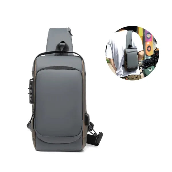 Shoulder Bag Anti Theft, USB Charging, For Cycling .