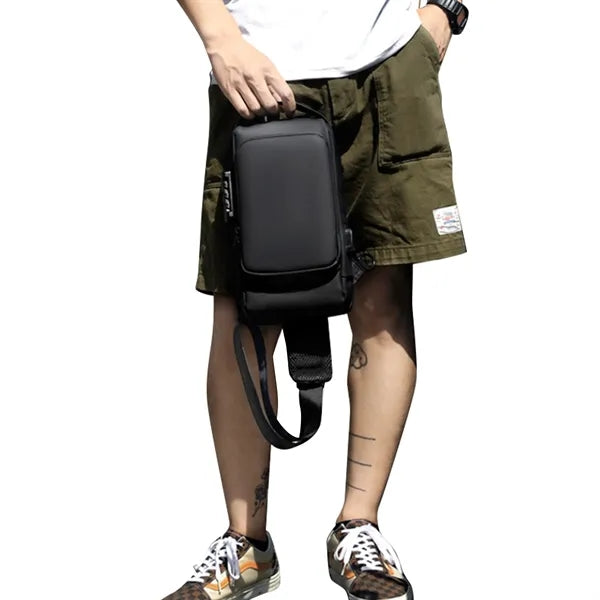 Shoulder Bag Anti Theft, USB Charging, For Cycling .